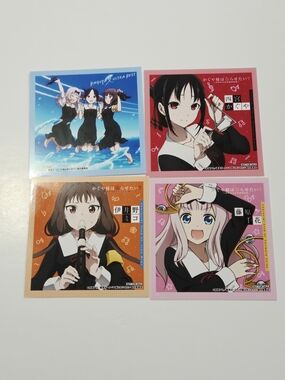 *4 for $20* Kaguya-sama: Love Is War 4pc Character Art Print Set